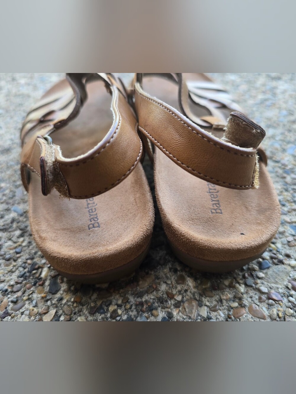 Baretraps Giovanna Brown Comfort Slingback Sandals Women's Size 7 - Picture 8 of 9